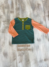 Load image into Gallery viewer, Stripe Pocket Top