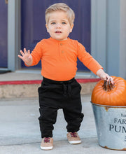 Load image into Gallery viewer, Boys Black Knit Joggers