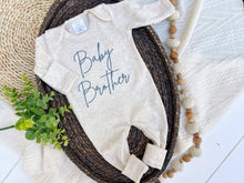 Load image into Gallery viewer, Baby Romper | Baby Brother Blue - Baby Announcement