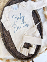 Load image into Gallery viewer, Baby Romper | Baby Brother Blue - Baby Announcement