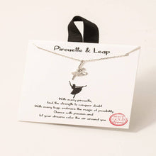 Load image into Gallery viewer, Ballerina Pendant Chain Necklace