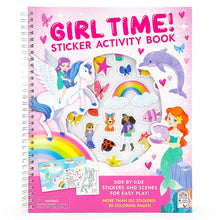 Load image into Gallery viewer, Girl Time! Sticker & Coloring Activity Book