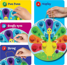 Load image into Gallery viewer, Pom Pom Arts & Crafts Kit for Toddlers