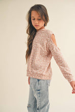 Load image into Gallery viewer, Cold Shoulder Long Sleeve Tween Shirt