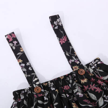 Load image into Gallery viewer, Floral Kids Suspender Skirt And  Matching Womens Duster