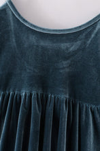 Load image into Gallery viewer, Velour Girls Twirl Dress