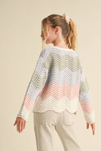 Load image into Gallery viewer, Tween Girls Wavy Knit  Sweater
