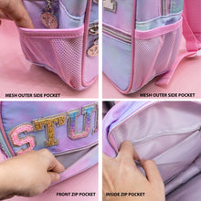 Load image into Gallery viewer, Girls Backpack with Glitter Varsity Letters - Mini Tie Dye