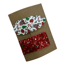 Load image into Gallery viewer, Girls' Holiday Hair Clips