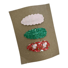 Load image into Gallery viewer, Girls' Holiday Hair Clips