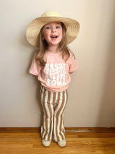Load image into Gallery viewer, Blakely Striped Bell Bottom Pants By Baileys Blossoms