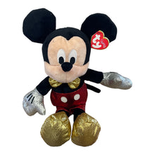 Load image into Gallery viewer, TY Sparkly Mickey and Minnie Mouse