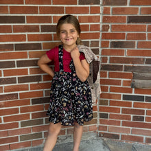 Load image into Gallery viewer, Floral Kids Suspender Skirt And  Matching Womens Duster