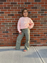 Load image into Gallery viewer, Girls High Rise Wide Leg Pants With Raw Hem