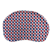 Load image into Gallery viewer, Handmade, washable burp cloth. Bills pattern.