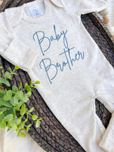 Load image into Gallery viewer, Baby Romper | Baby Brother Blue - Baby Announcement