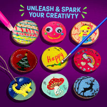 Load image into Gallery viewer, Glow-in-the-Dark Wood Painting Craft Kit for Kids, Art Kit