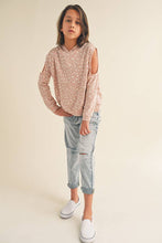 Load image into Gallery viewer, Cold Shoulder Long Sleeve Tween Shirt