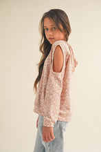 Load image into Gallery viewer, Cold Shoulder Long Sleeve Tween Shirt