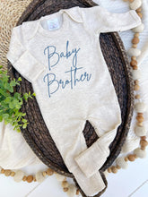 Load image into Gallery viewer, Baby Romper | Baby Brother Blue - Baby Announcement