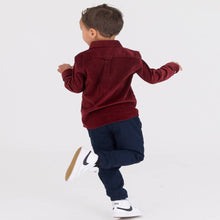 Load image into Gallery viewer, Boys Navy Chino Jogger Pant by Rugged/Ruffle Butts