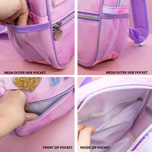Load image into Gallery viewer, Girls Backpack with Glitter Varsity Letters - Mini Tie Dye