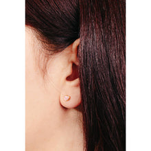 Load image into Gallery viewer, Mini Enamel Heart Stud Earrings