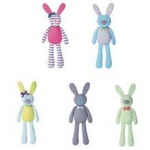 Load image into Gallery viewer, Organic, eco-friendly, unique patterned bunnies.