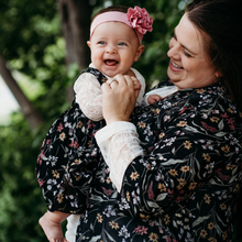 Load image into Gallery viewer, Floral Kids Suspender Skirt And  Matching Womens Duster
