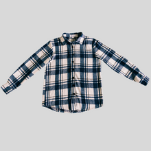 Load image into Gallery viewer, Family Matching Navy Plaid Flannel