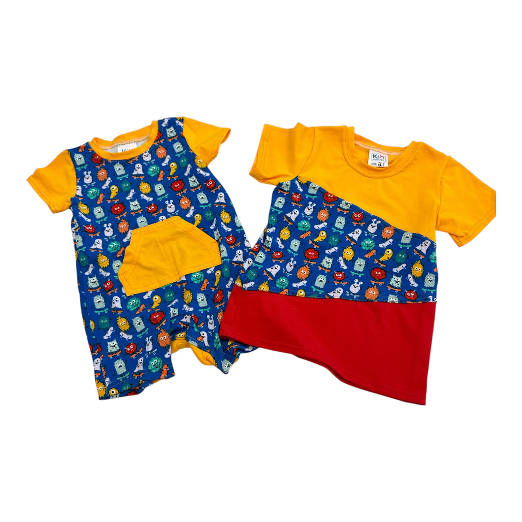 Handmade SkateBoard Monster Short Sleeve