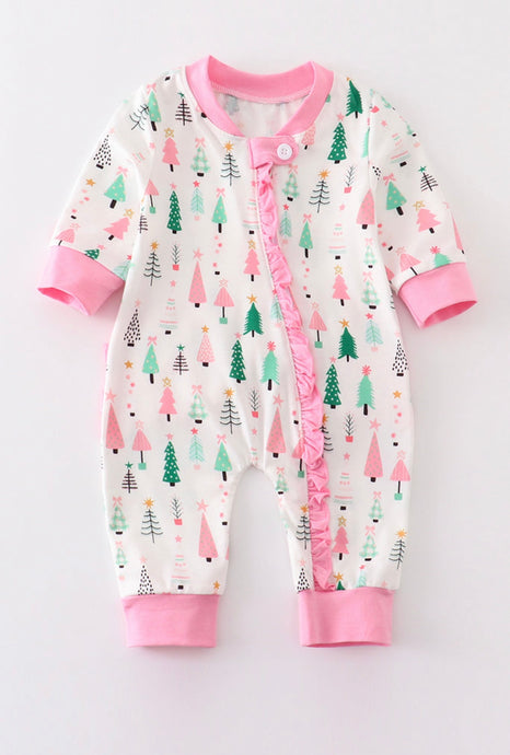 SALE Baby Girl Tree Pjs