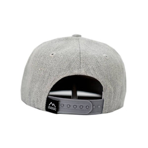 Kid's Snapback Hat with Brown Suede Brim