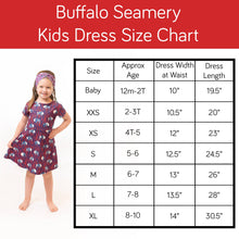 Load image into Gallery viewer, Red and Blue Buffalo Dress