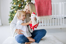 Load image into Gallery viewer, Baby&#39;s First Christmas Santa Snuggle Holiday Blanket