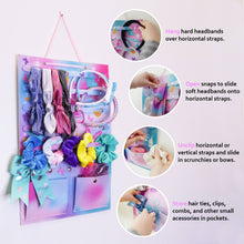 Load image into Gallery viewer, Hanging Hair Accessories Holder Organizer