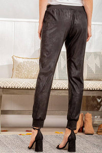 Textured Womens Jogger Pants