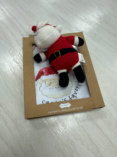 SALE Mud Pie Santa’s Fave. Gift Set (0-6months)