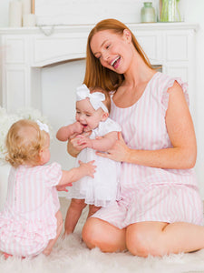 Ruffle Butts Special Occasion White Dress Set
