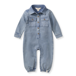 Organic Cotton Acid Wash Infant Jumpsuit