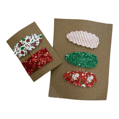 Girls' Holiday Hair Clips