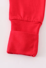 Load image into Gallery viewer, Red Zip  Baby Romper
