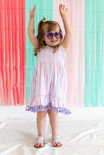 Load image into Gallery viewer, Stripe Smocked Strap Dress