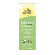 Load image into Gallery viewer, Baby Face Mineral Sunscreen Face Stick - SPF 40 .74oz
