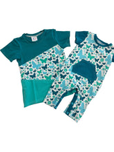 Load image into Gallery viewer, Handmade Sparkle Butterfly Romper And Shirt