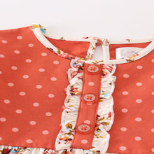 Load image into Gallery viewer, Floral Fall Girls Dress