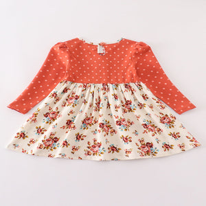 Floral Fall Girls Dress