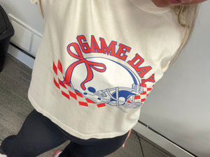 Game Day Boxy Women's tee