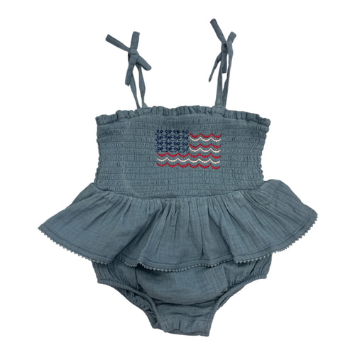 Embroidered Flag Dress