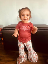 Load image into Gallery viewer, Betty Floral Kids Bell Bottom Pants